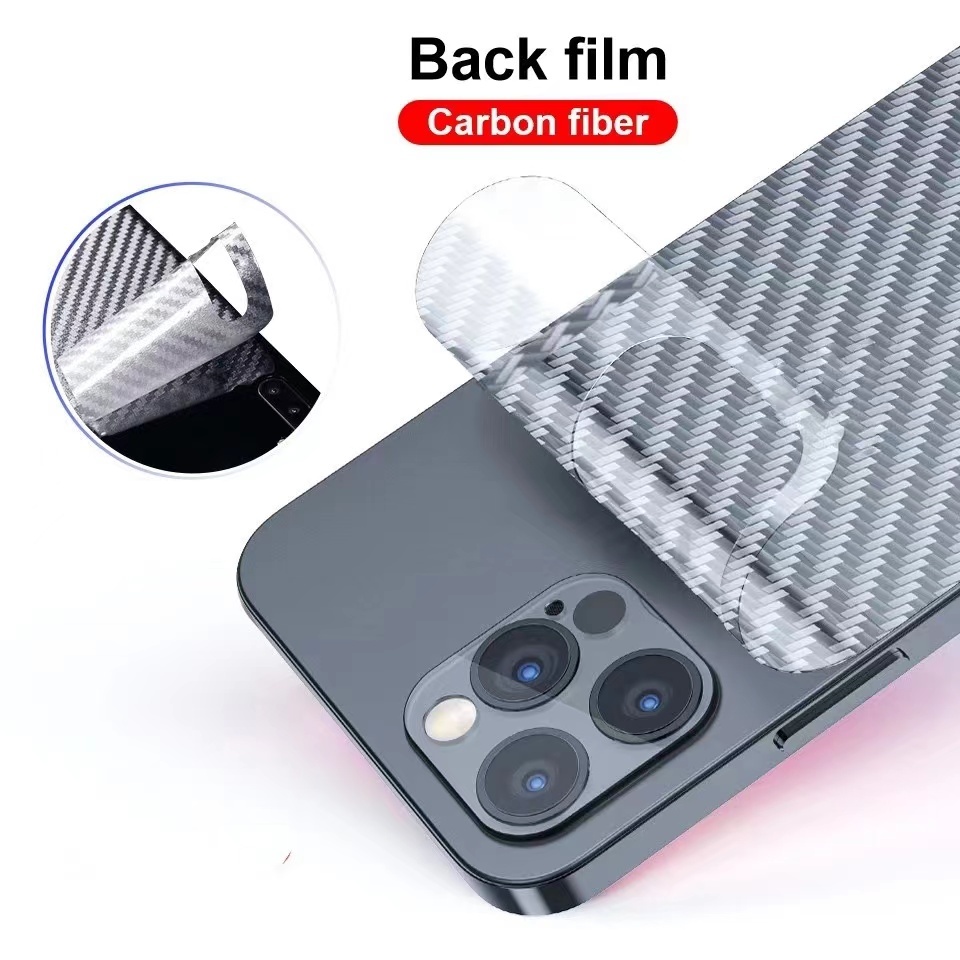 Phim mặt sau iPhone 16e / iPhone 16e Kevlar cho iPhone16 / iPhone 16Plus / iPhone 16Pro / iPhone 16 