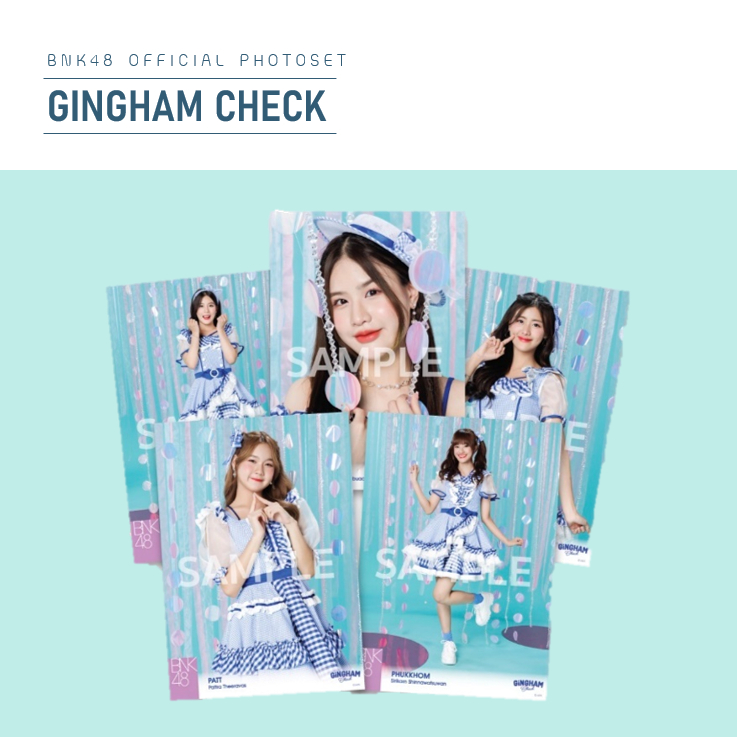 [❈] BNK48 Photoet Gingham Check CGM48