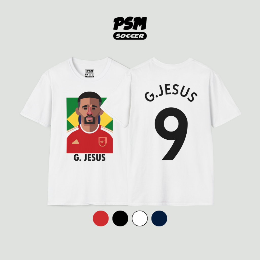 Áo thun bóng đá PSM Gabriel Jesus mùa giải 2023 / 24