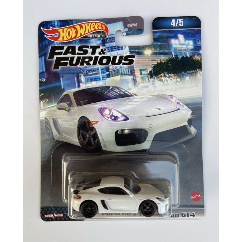 HotWHeeLs CAO CẤP NHANH CHÓNG & FURIOUS Porsche 718 Cayman GT4