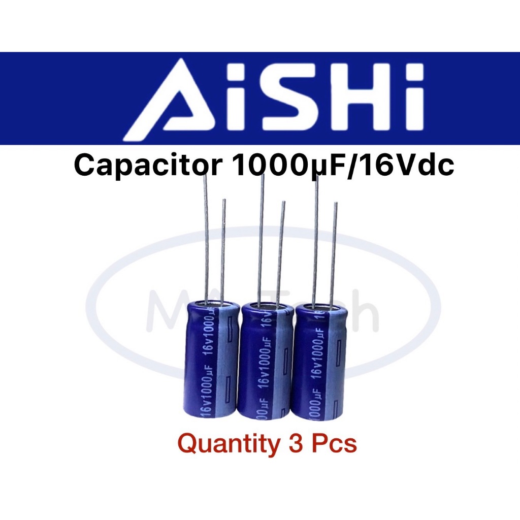 Tụ điện 1000uf 16v 1000uF16V 1000uF16V C 16v1000uf (1 Bộ Có 3 Miếng)