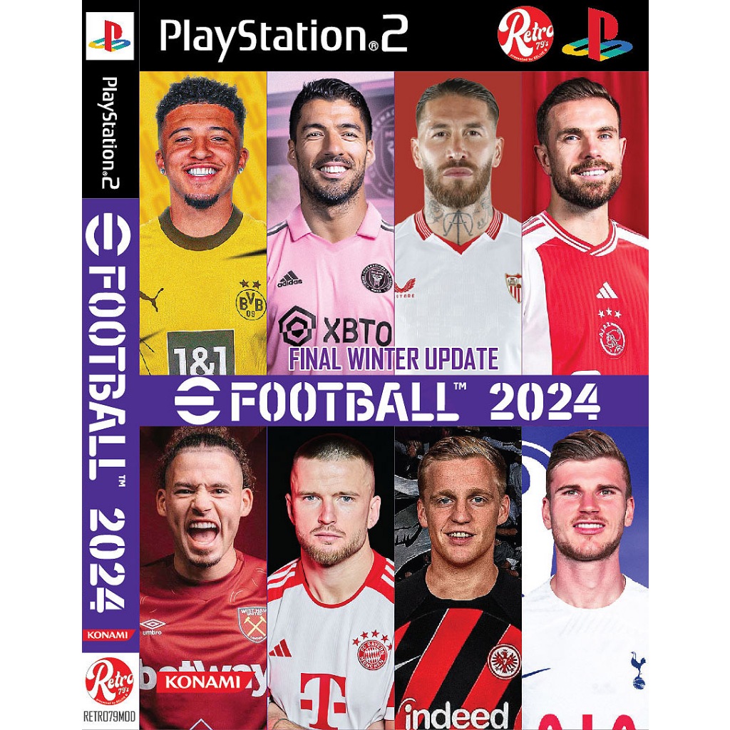 Bóng đá PS2 E 2024 - CẬP NHẬT ĐÔNG CUỐI CÙNG - PES 2024 EFOOTBALL ️ PlayStation 2