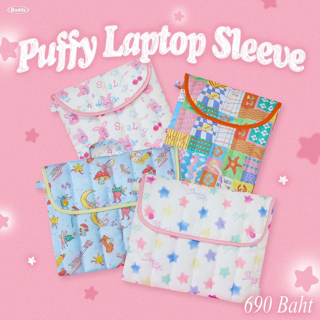 Bố ơi | Túi đựng laptop Puffy Túi đựng Ipad siêu dễ thương