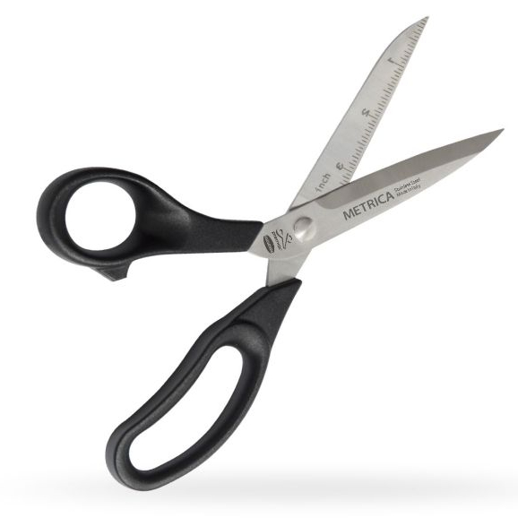 Kéo TAY TRÁI Premax Size 8 3 / 4 Inch TRÁI-HAND Thợ may cắt METRICA Bộ sưu tập với cm / in Bộ đo