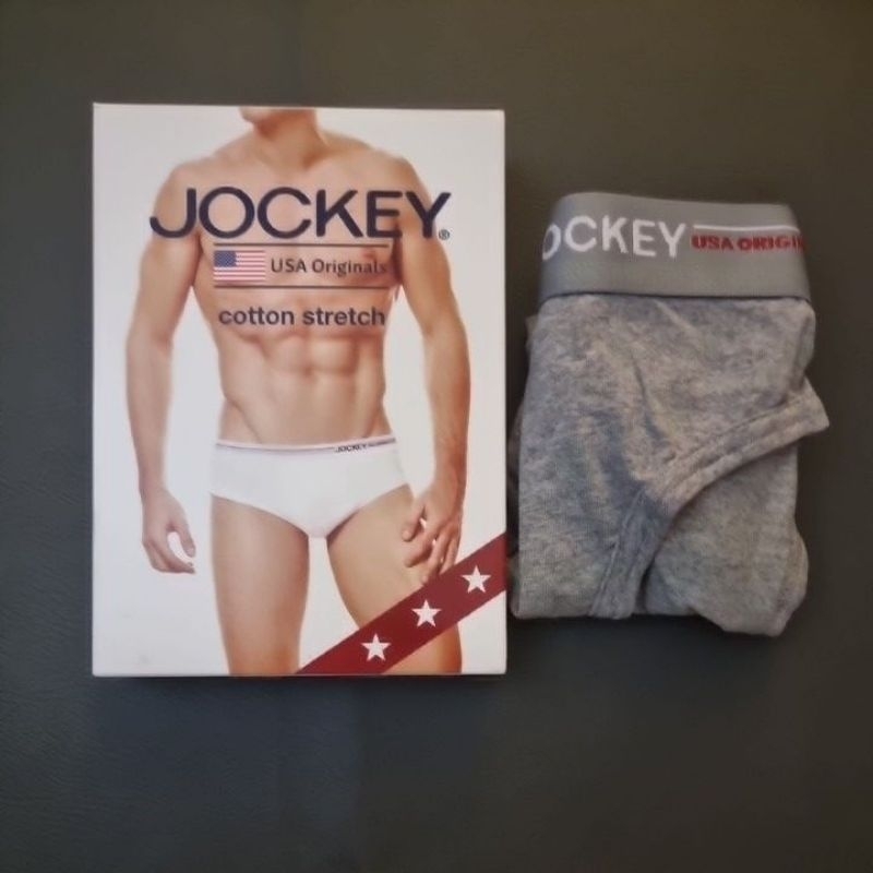 Quần Lót Nam Jockey USA Nguyên Bản cotton Co Giãn Phong Cách Ngắn Gọn Size L Eo 33-35 Inch 1 Cái Mới