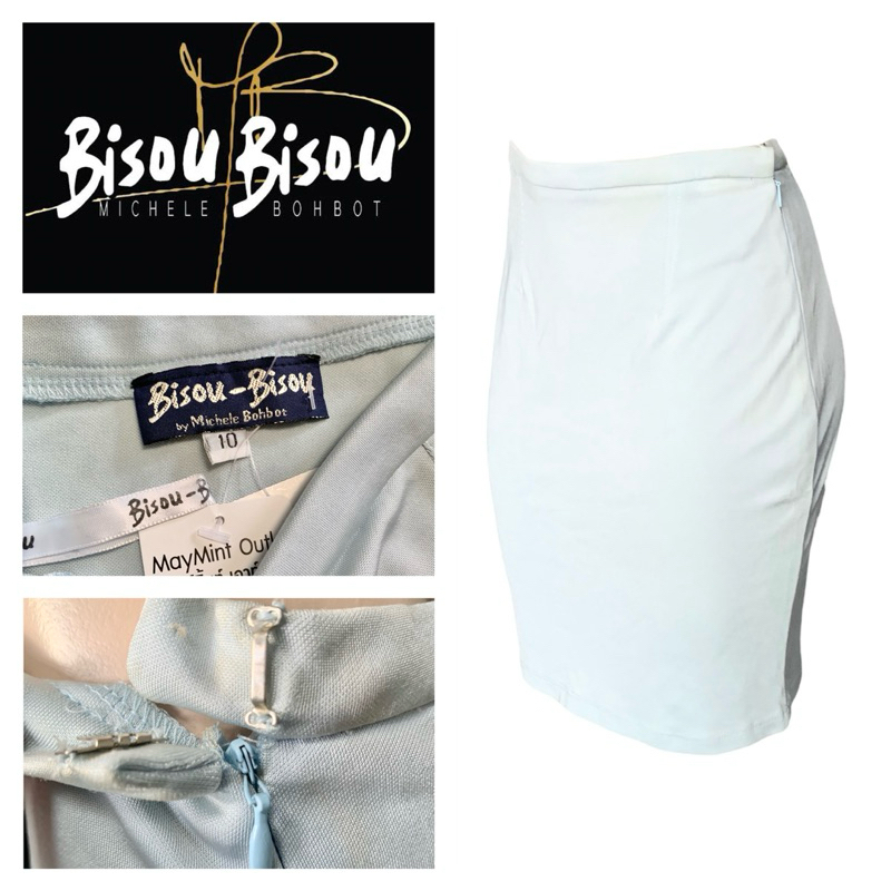 Váy chữ A nữ Bisou-Bisou KT14 Màu xanh nhạt