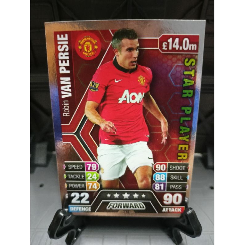 Trận đấu Attax Premier League 2013 / 2014 - Cầu thủ ngôi sao Robin van Persie Man Utd