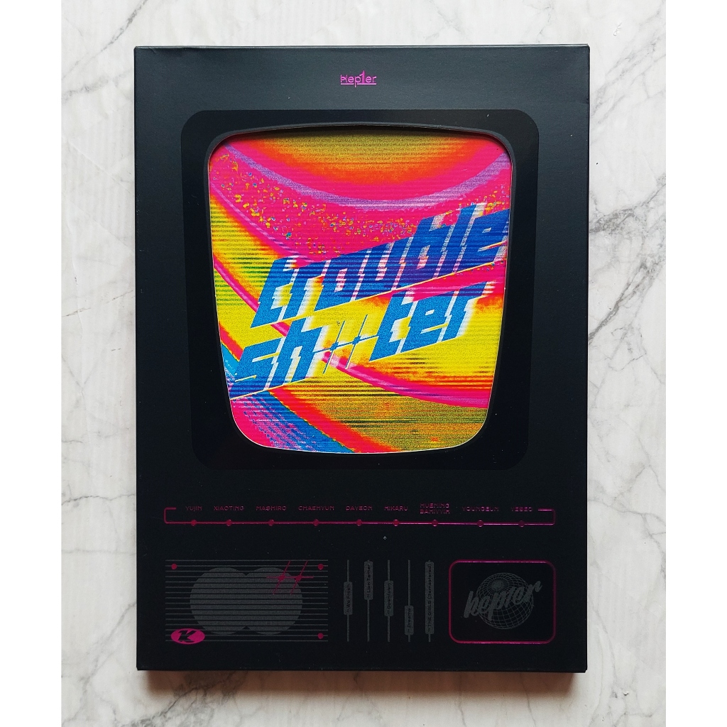Kep1er Album-TROUBLESHOOTER Phiên bản k Unpacked No Card Kpop CD Poster