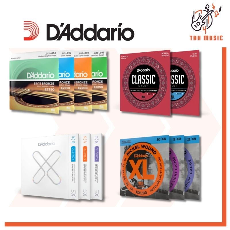 ​ Dây đàn Guitar Acoustic Electric Classic Daddario