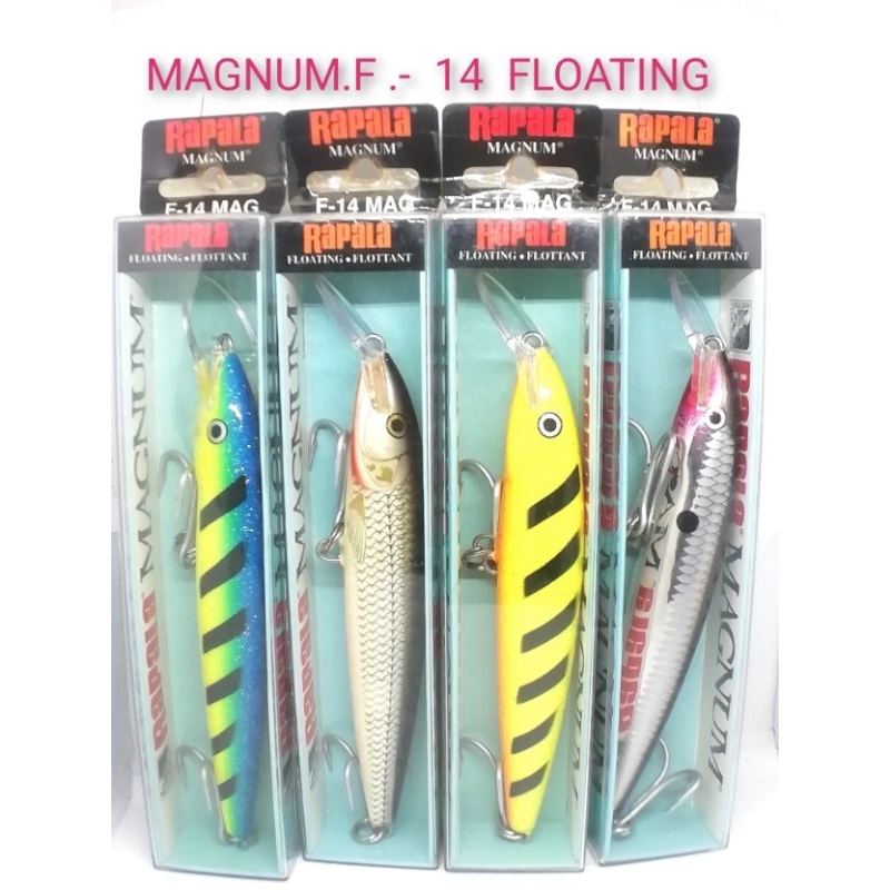 Thiết bị câu cá mồi giả RAPALA MAGNUM F -​ 14 LÔNG 22g SẢN XUẤT TẠI ESTONIA