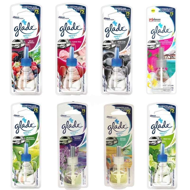(((Chai nạp lại)) Máy làm mát không khí ô tô Glade Glade Sport Refill 7 Ml.