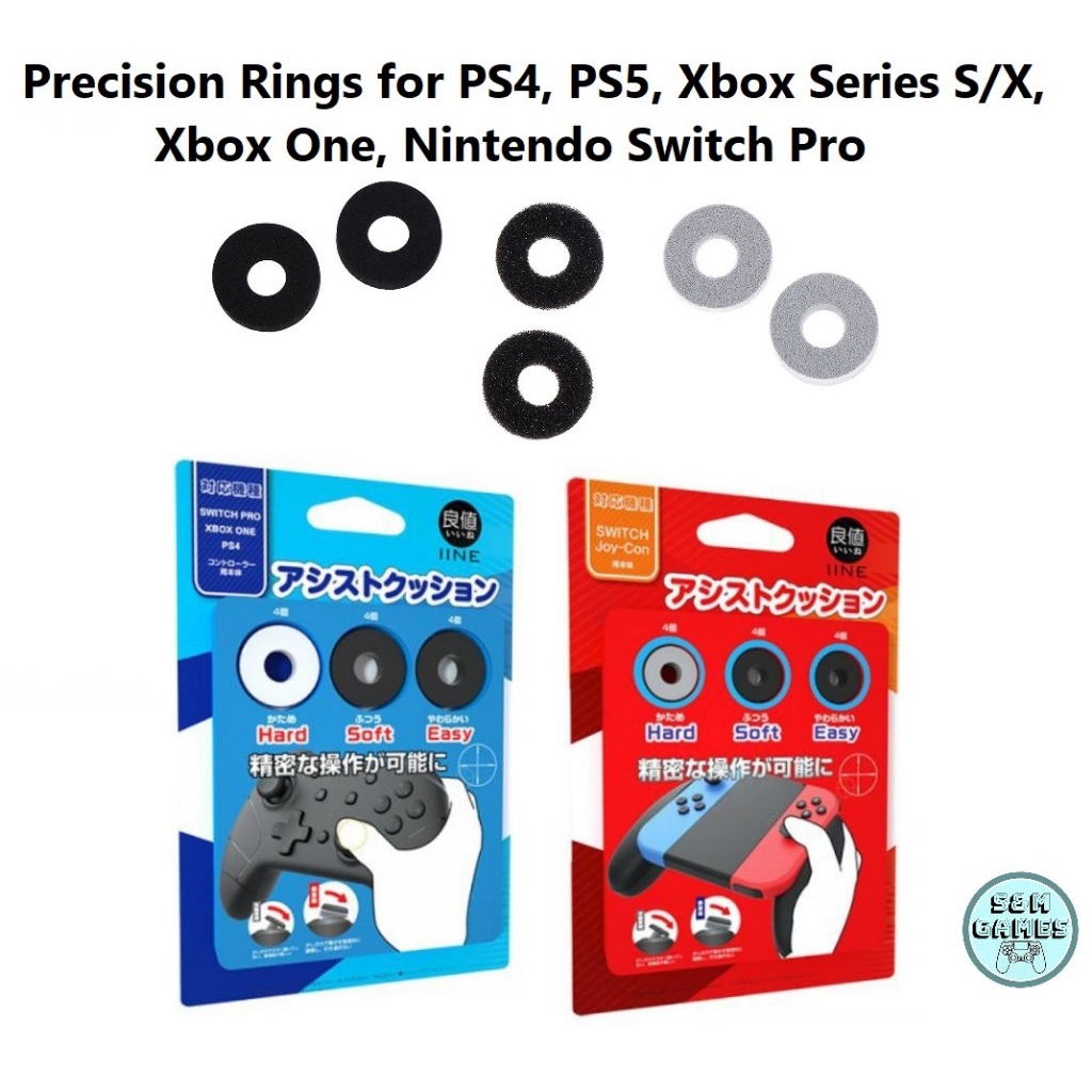 ❈ ้ Nhẫn chính xác IINE (3-6 ❈ ่) PS4 PS5 XboxOne SeriesX Bộ điều khiển Nintendo Pro Aim Hỗ trợ vòng