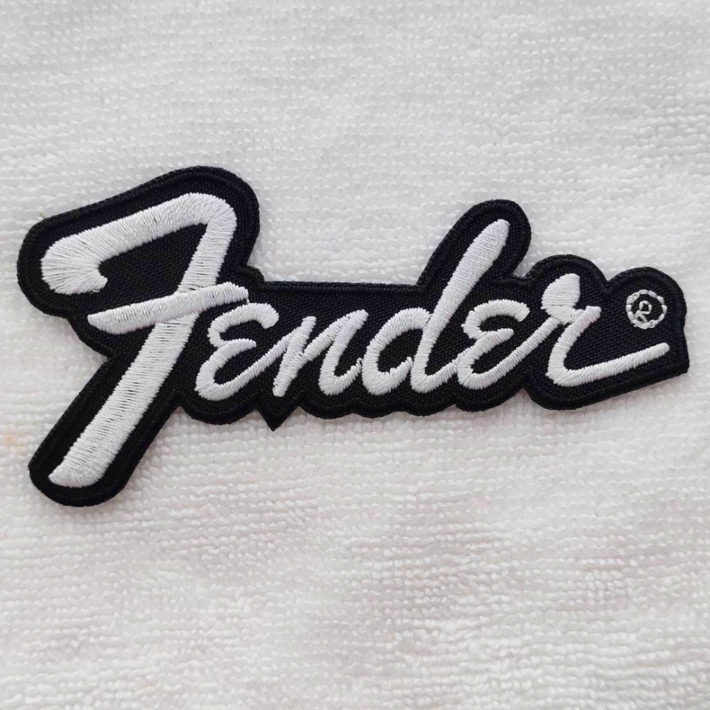 Cánh Tay Sắt Sắt Sắt Miếng Dán Guitar Loa Điện Logo Thương Hiệu Fender Sticker