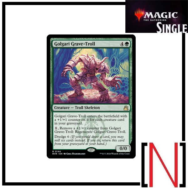 [MTG] [Đơn] [RVR] Golgari Grave-Troll Hiếm [Tiếng Anh]
