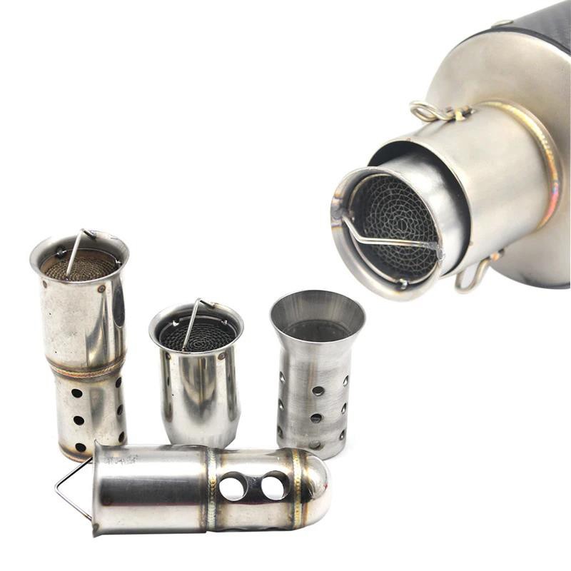DB Killer Ống xả xe máy Giảm tiếng ồn 51mm Chất xúc tác phía trước có thể tháo rời cho Akrapovic AR 
