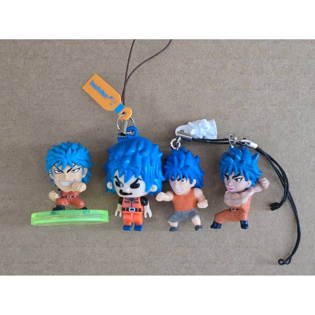 Toriko Linh Vật Xoay Gashapon Móc Khóa Thực Phẩm Hunter Sakapong Búp Bê Đầu Lớn (11 / 1