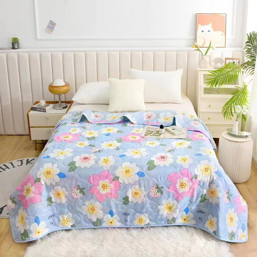 Chăn ELIYA Vải Cotton Mỏng Kích Thước 6 Chân 180X200 CM