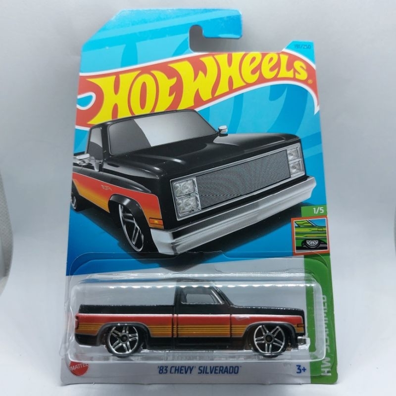 Xe kim loại Hotwheels 83 CHEVY SILVERADO (ib36)