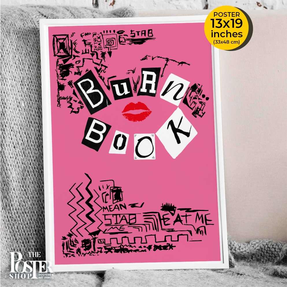 Poster Mean Girls (2004) Lindsay Lohan, Rachel McAdams, Tina Fey, Amanda Seyfried ❈ 33x48 cm