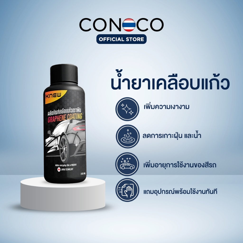 KNEW Graphene Glass Coating Vải sáng bóng