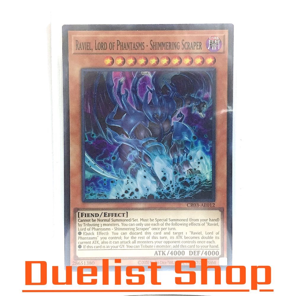 Raviel, Lord of Phantasms - Shimmering Scraper (SR) Monster Dark Level10 [Fiend / Effect]
