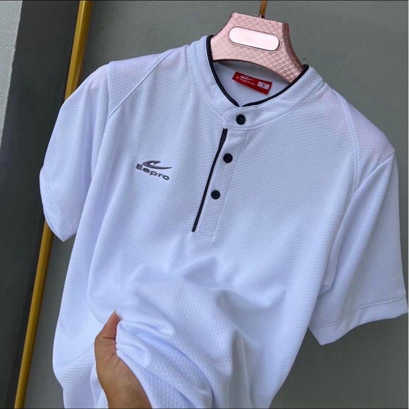 Áo sơ mi Polo cổ Trung Quốc Eepro Trống