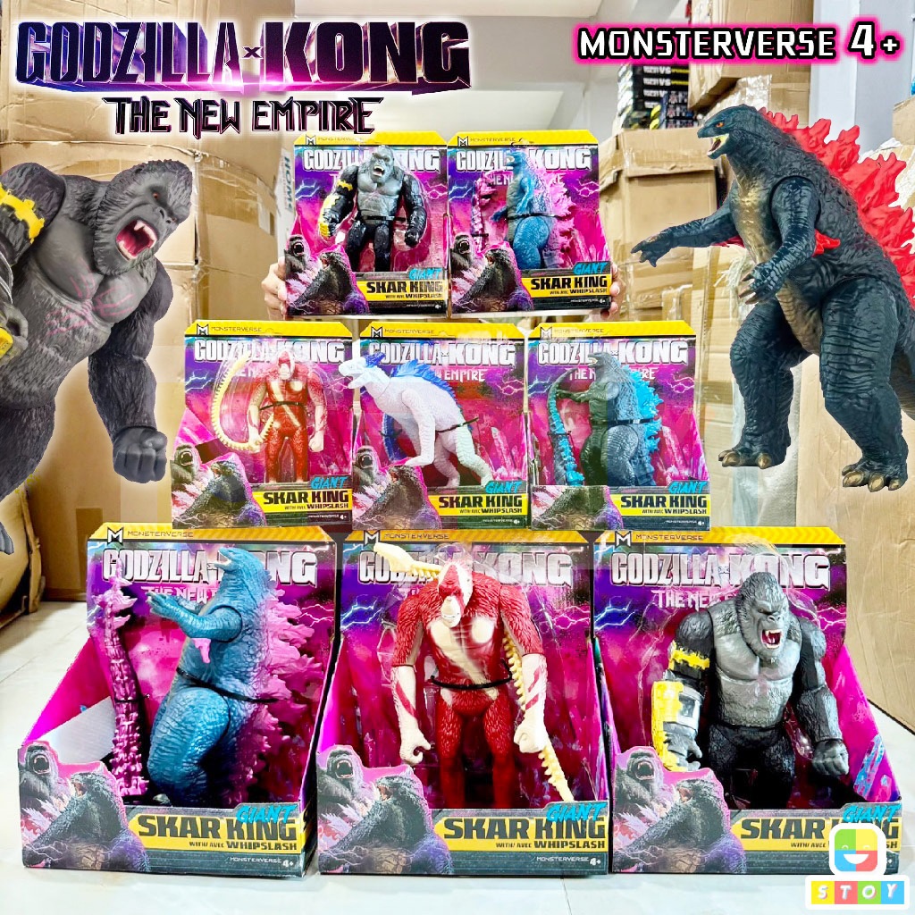 Godzilla x Kong The New Empire Monsterverse Action Hình 31 Cm./ 18 Mẫu Có 2 Kích Cỡ