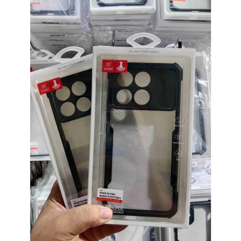 Ốp lưng chống sốc "" cho các mẫu Poco F6Pro (Xundd)