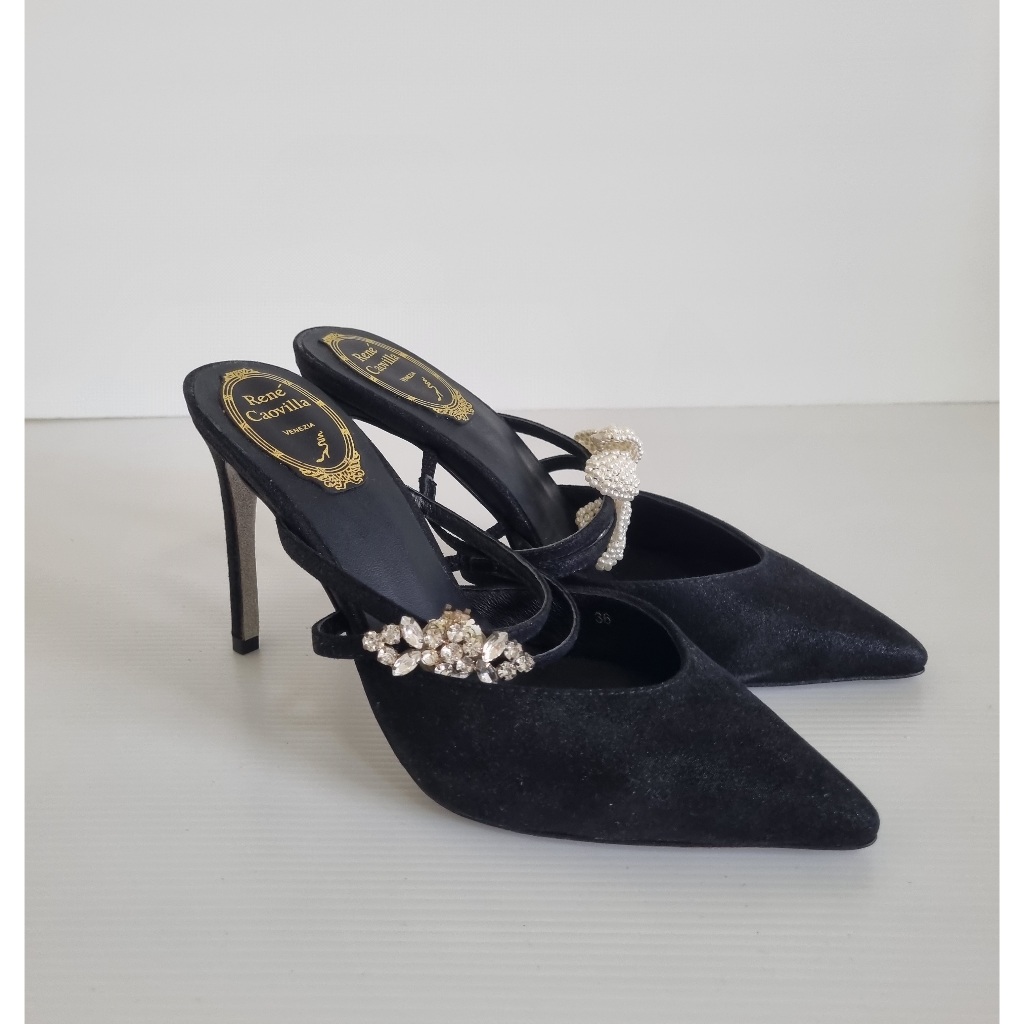 Giày cao gót Rene Caovilla Size 36 cũ