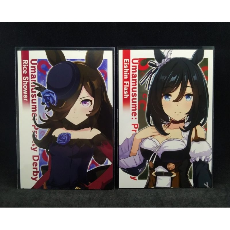 Bộ sưu tập được cấp phép Chiến đấu cho giấc mơ Uma Musume Pretty Derby: Vòi hoa sen cơm và Flash Eis
