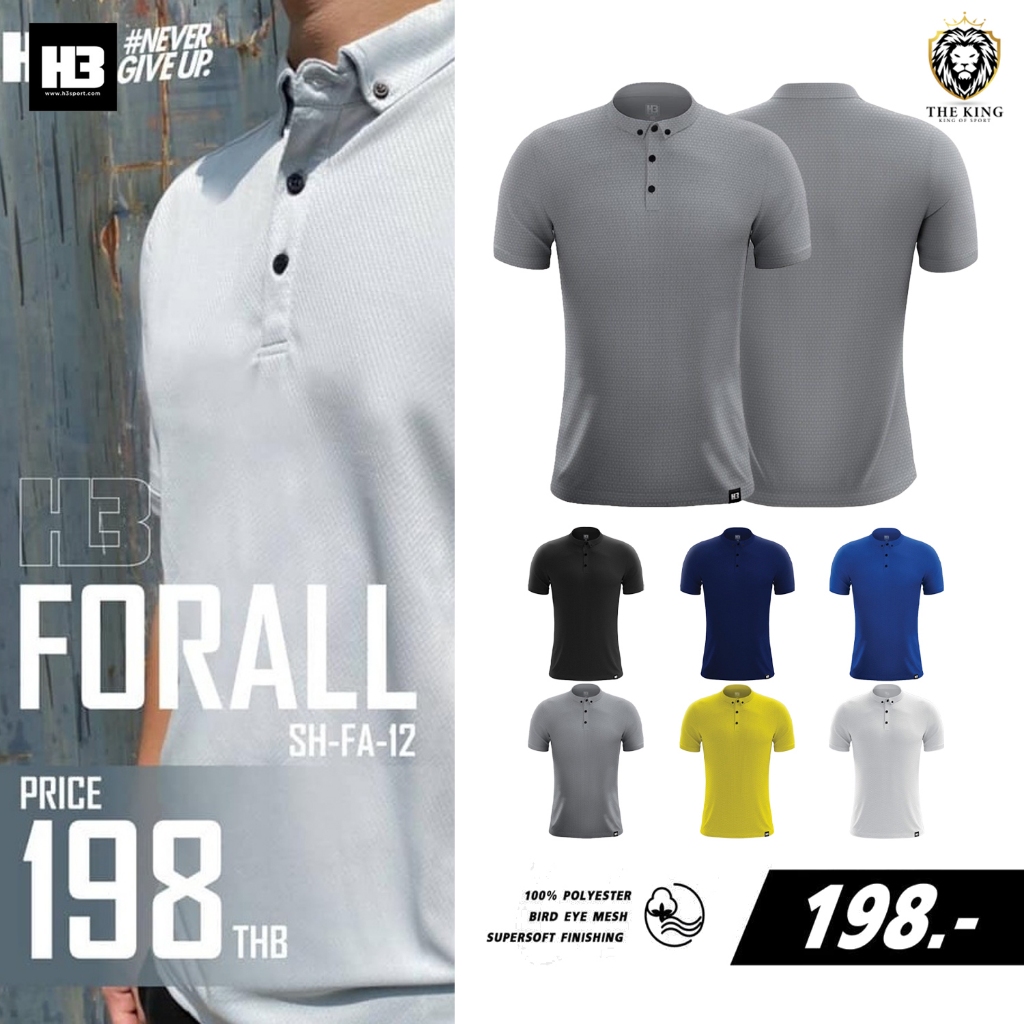 Không có giá trị nào tốt hơn thế này. Mẫu Áo Polo Thể Thao CHO TẤT CẢ SH-FA H3 Sport H3 Authentic 1