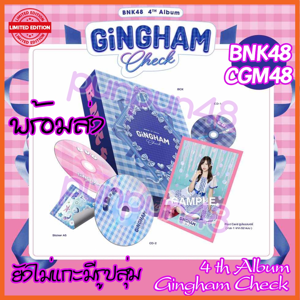 Album DVD CD BNK48 4th Bnk 48 Gingham Check BNK48 Cgm48