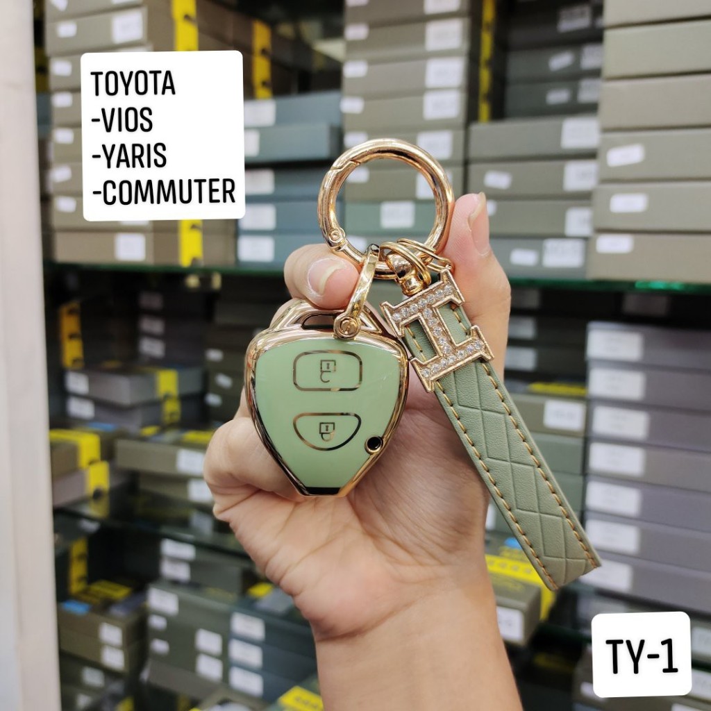 Hộp đựng chìa khóa TPU TOYOTA * VIOS * YARIS * Sản phẩm COMMUTER có mô hình dây chuyền