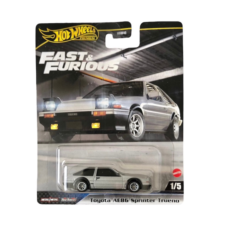 Hot Wheels Fast & Furious Premium Toyota AE86 Sprinter Trueno
