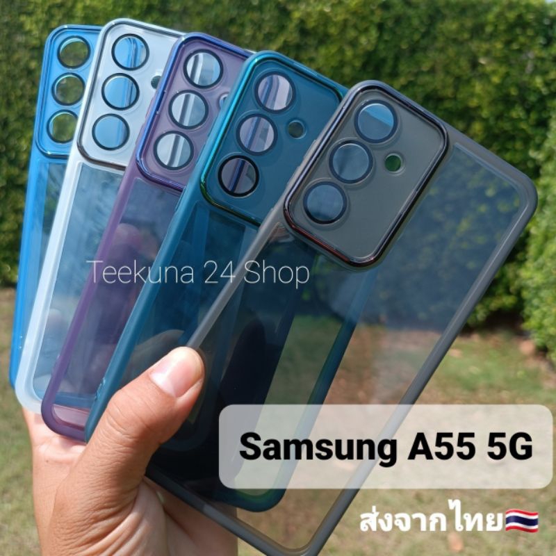 Ốp lưng Samsung A55 5G Silicone + Bảo vệ Camera A55 5G