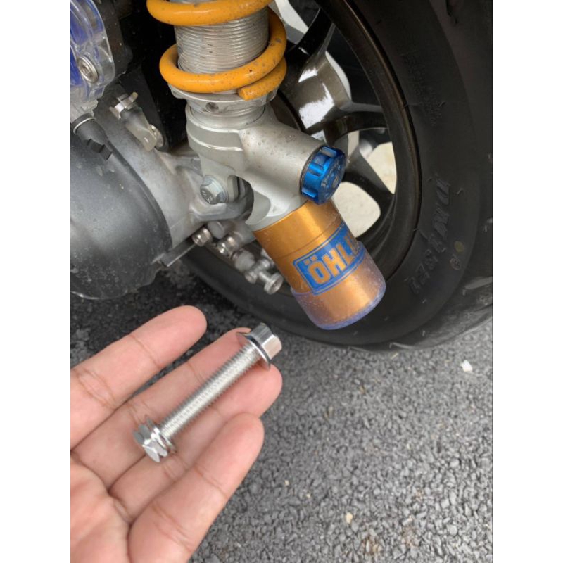Đai ốc giảm xóc phía sau Ohlins Đặt Giorno Thép không gỉ chính hãng có nữ