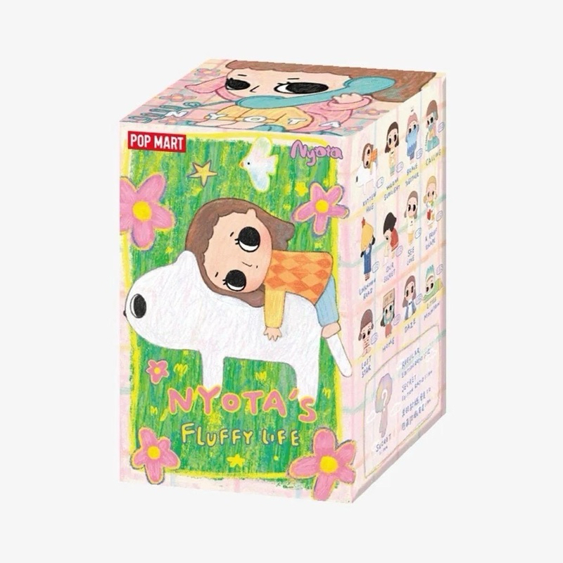 ️ ️ ️ POP MART Nyota 's Fluffy Life Series Nhân vật Nong Nyota Siêu dễ thương