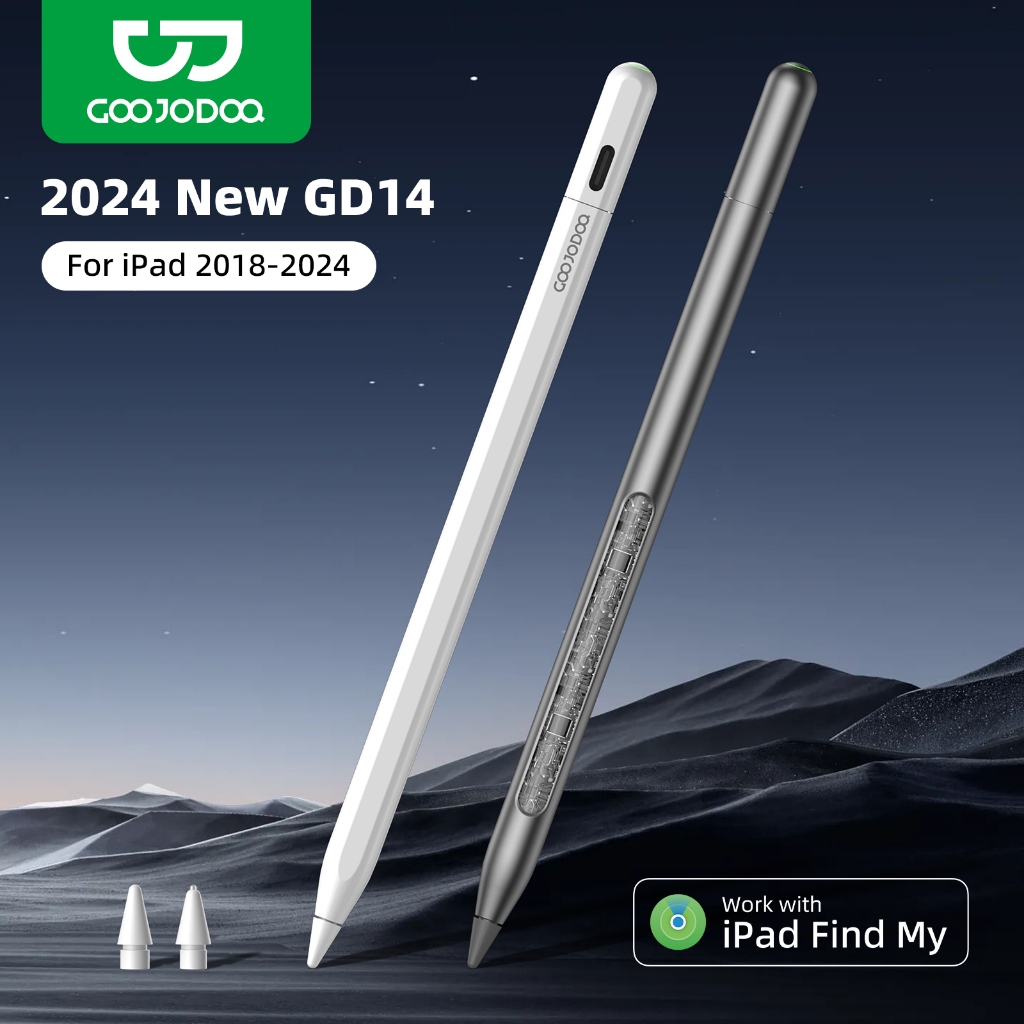 GOOJODOQ GOOOJODEQ GD14 Stylus Chương trình tùy chỉnh Tìm bút cho Pad Gen 10 / 9 Air4 / 5 / 6 Pro 11