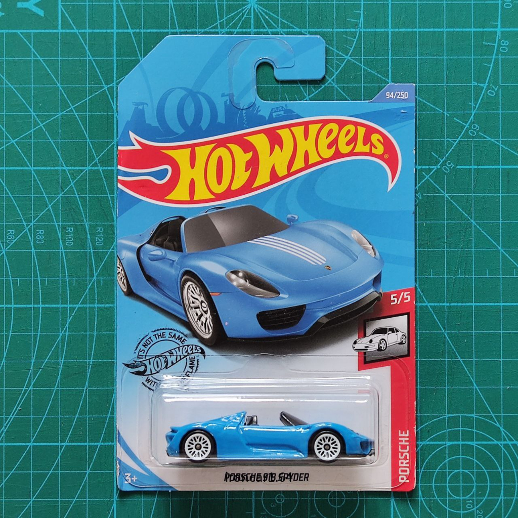 Hotwheels Mẫu xe Porsche 918 Spyder Blue