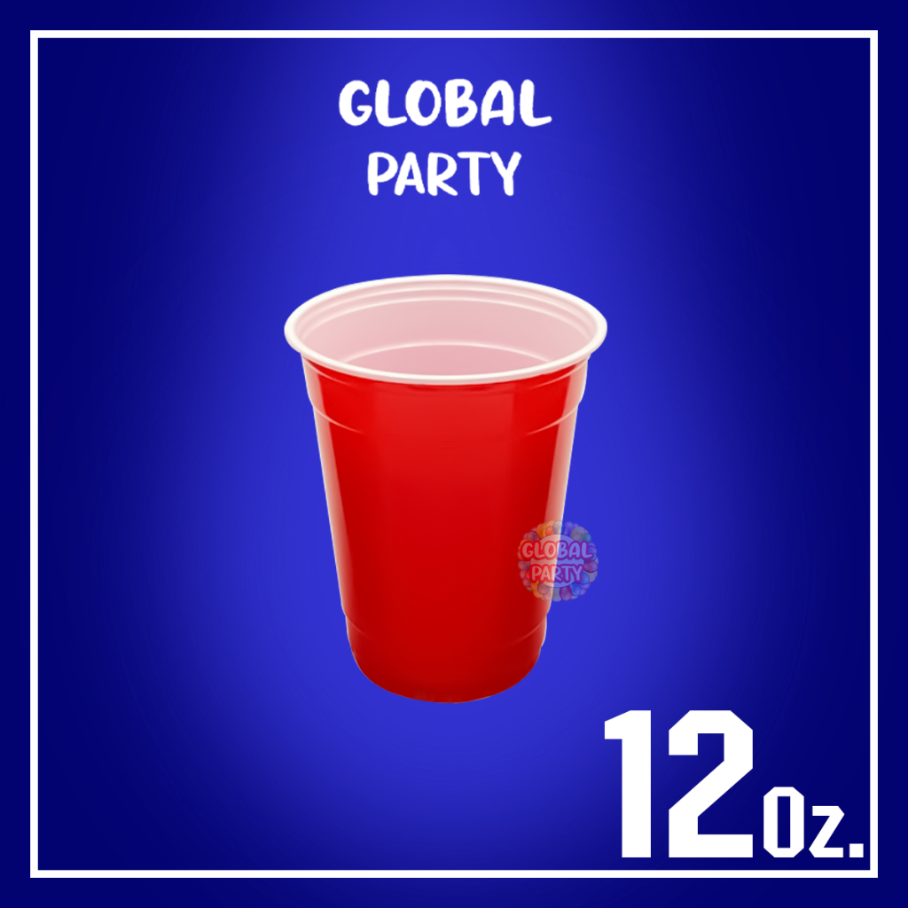 [Size Craft BEER] Cốc Đỏ 12 Oz. Kính dự tiệc Size 355 ml. Cửa hàng rượu nhựa BEER PONG