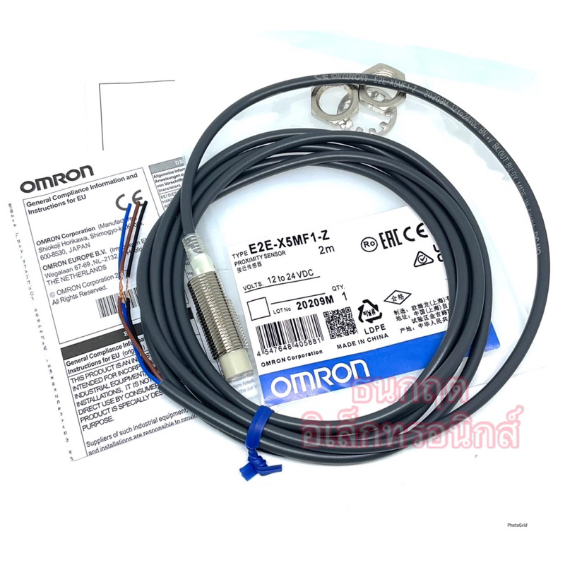 E2E-X5MF1-Z Cảm biến tiệm cận M12 Khoảng cách cảm biến 5mm 3 dây PNP Loại NO