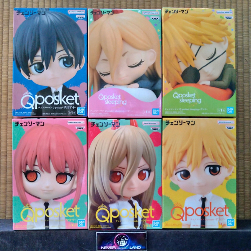 BANDAI BANPRESTO FIGURE: Q POSKET-CHAINSAW MAN / - Denji / Aki / Makima / Power