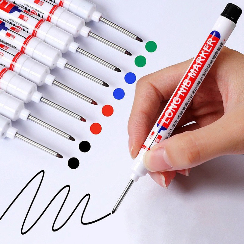 Đầu bút đánh dấu Chiều dài 20 Mm. Chống thấm nước nhiều màu cho thợ mộc Work DIY Construction Work-1