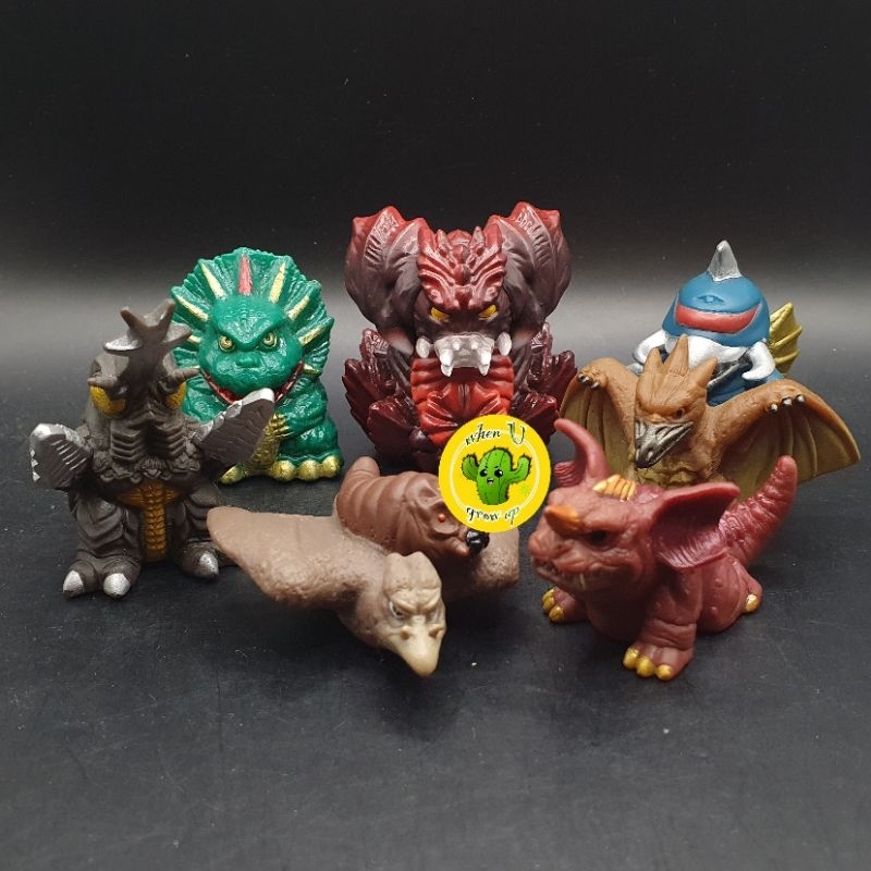 Quái vật thu nhỏ bao gồm Godzilla Gamera Ultraman Kaiju SD 04