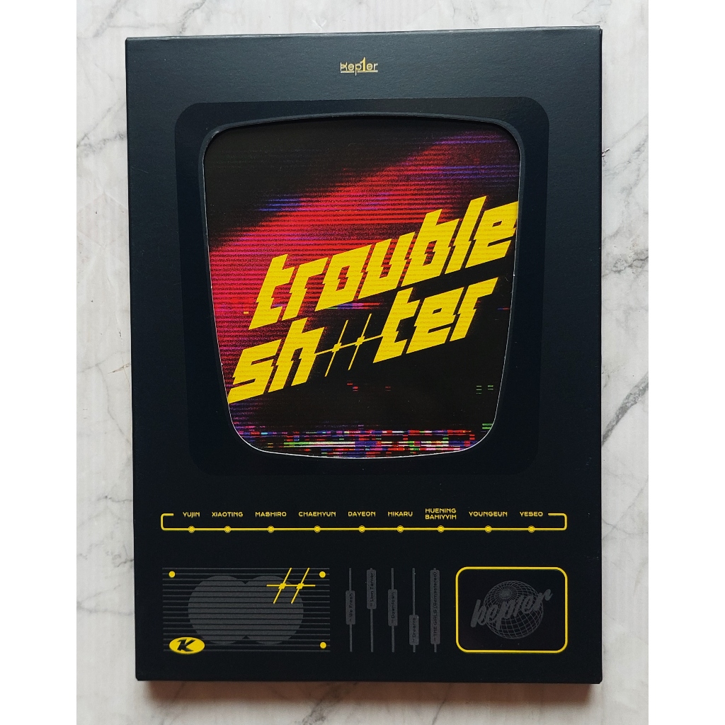 Kep1er-TROUBLESHOOOTER Album daydream Phiên bản Unpacked No Card Kpop CD Poster
