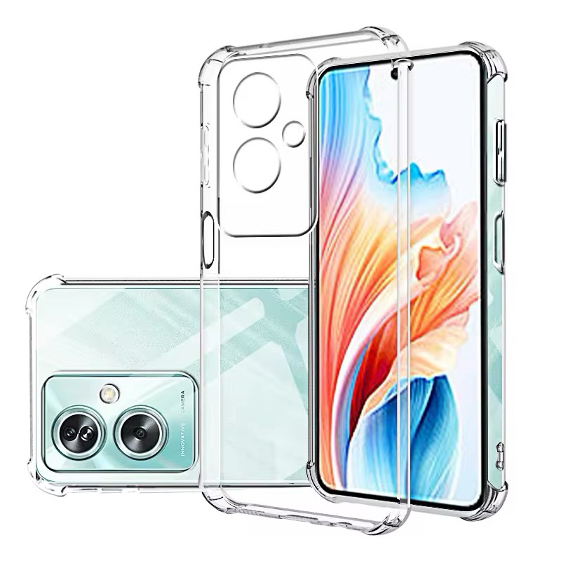 Ốp lưng mềm trong suốt chống sốc Oppo A79 5G / A59 5G Góc bảo vệ Camera
