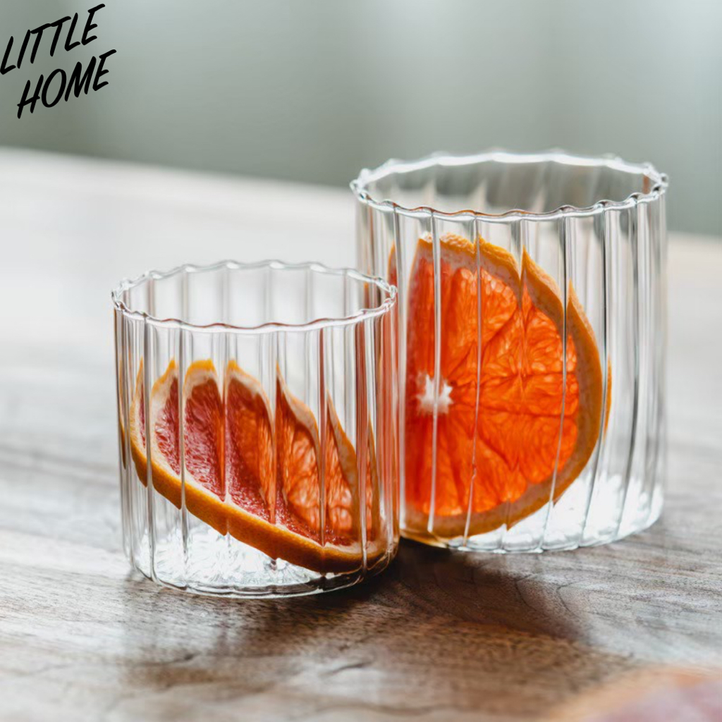 Cốc cà phê thủy tinh nước LITTLEHOME Size 250-400ml (A0)