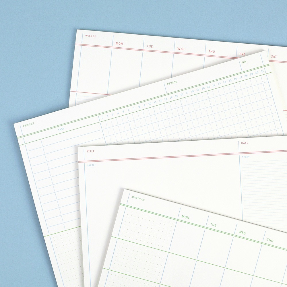 Giấy ghi chú rách Notepad A4 (L) phẳng