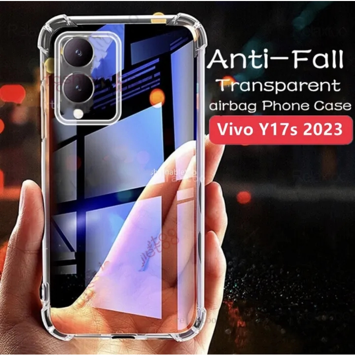 Ốp lưng Vivo y17s 2023 Mẫu mới Điện thoại trong suốt chống sốc y17s