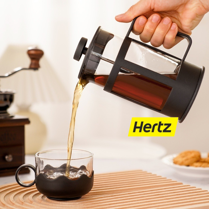 Máy pha trà Hertz Cafe french press Dung tích 350 / 600ml
